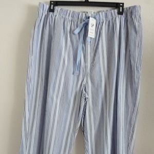 NEW men's loungewear 2 XB stripped pajama